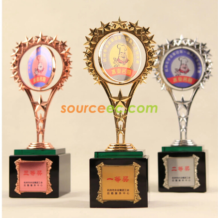 禮品訂造金屬水晶座紀念品