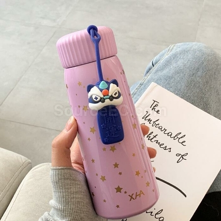 禮品訂造好運來幸運獅子保溫杯紀念品