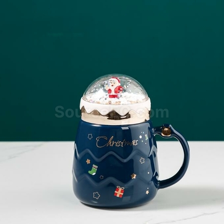 禮品訂造3D立體聖誕老人可愛陶瓷杯紀念品