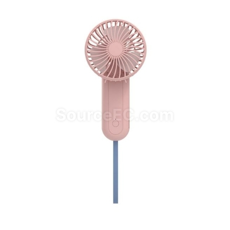 禮品訂造旅行USB充電寶掛繩便攜小風扇紀念品