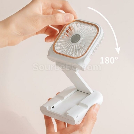 禮品訂造USB手機支架帶充電寶掛脖風扇紀念品