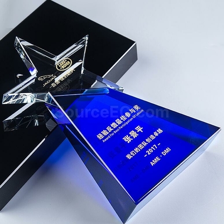 禮品訂造星星創意獎座紀念品