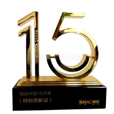 禮品訂造金屬黑水晶底座紀念品