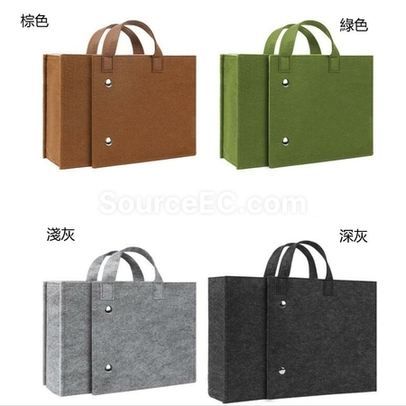 禮品訂造毛氈折疊大容量收納包紀念品