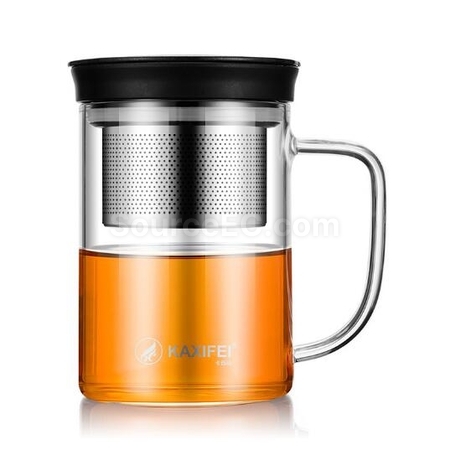 禮品訂造帶茶隔玻璃杯紀念品
