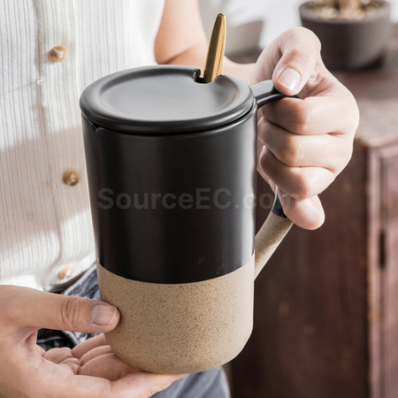 禮品訂造拼色陶瓷杯紀念品