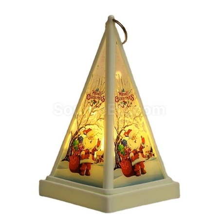 禮品訂造聖誕節裝飾品手提小夜燈紀念品
