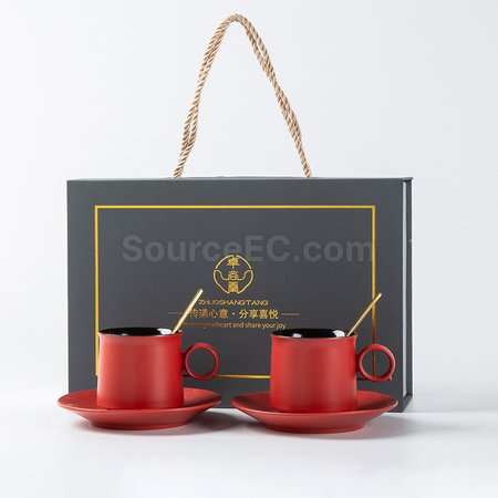 禮品訂造咖啡杯碟套裝	紀念品