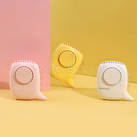 禮品訂造恐龍掛脖小風扇紀念品