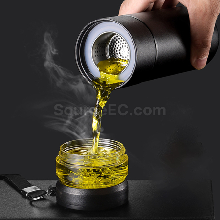 禮品訂造智能茶水分離保溫杯紀念品