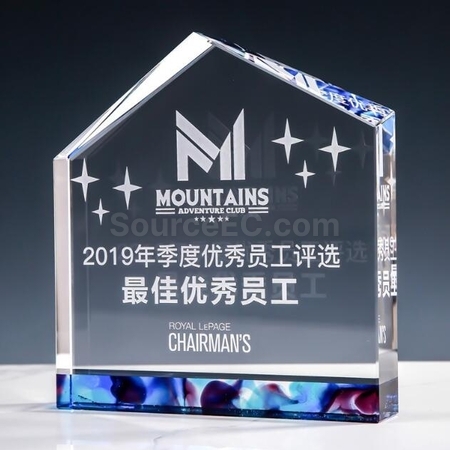 禮品訂造水晶獎座紀念品