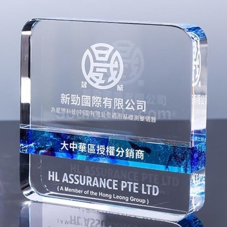 禮品訂造水晶獎座紀念品