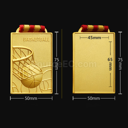 禮品訂造籃球金屬獎牌紀念品
