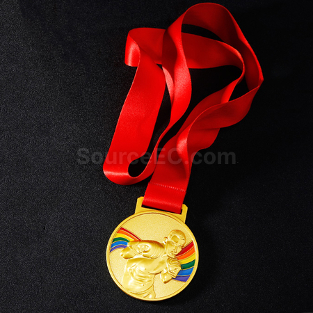 禮品訂造拳擊金屬獎牌紀念品