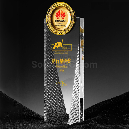 禮品訂造金屬水晶獎盃紀念品