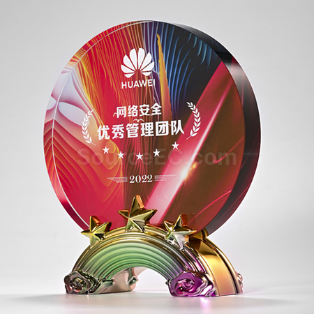 禮品訂造水晶獎座紀念品