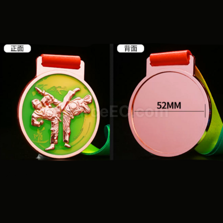 禮品訂造跆拳道金屬獎牌紀念品