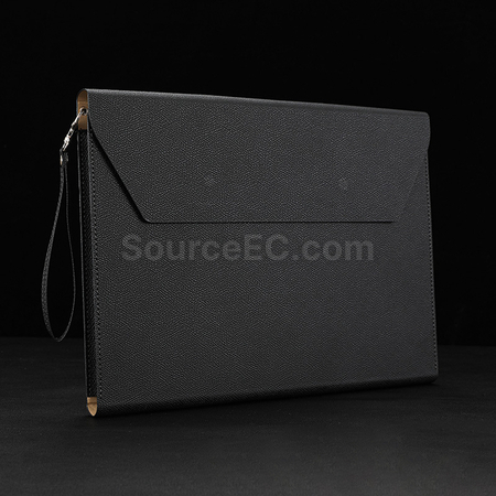 禮品訂造帶風琴 PU A4文件夾紀念品