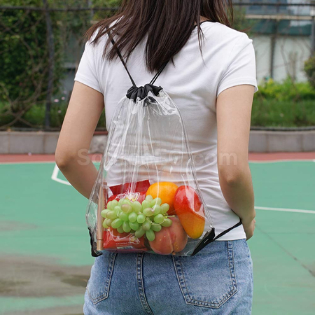 禮品訂造透明束繩袋紀念品