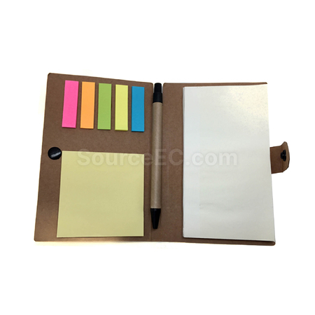 禮品訂造環保筆記簿帶筆紀念品