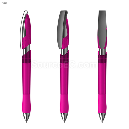 禮品訂造Rodeo MM Grip 透明廣告筆紀念品