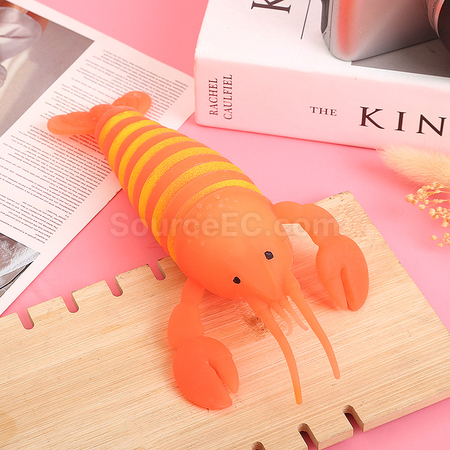 禮品訂造小龍蝦減壓玩具紀念品