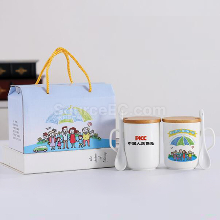 禮品訂造陶瓷杯套裝紀念品
