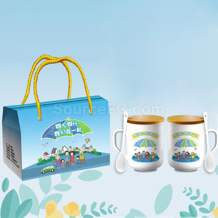 禮品訂造陶瓷杯套裝紀念品