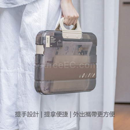 禮品訂造日系文青透明資料盒紀念品