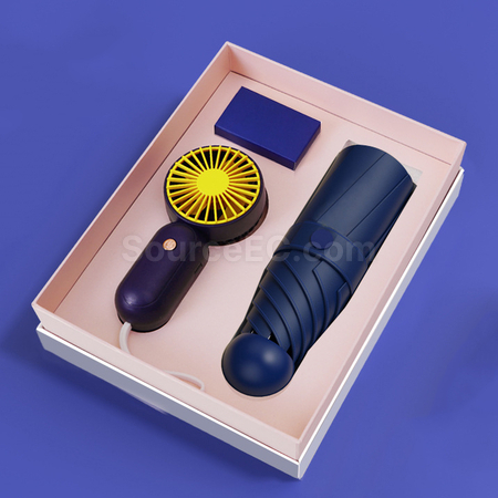 禮品訂造雨傘風扇套裝紀念品