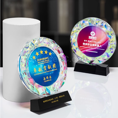 禮品訂造水晶獎座紀念品