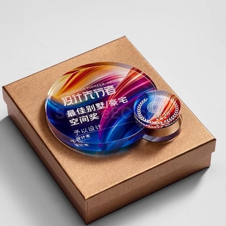 禮品訂造璀璨水晶獎座紀念品