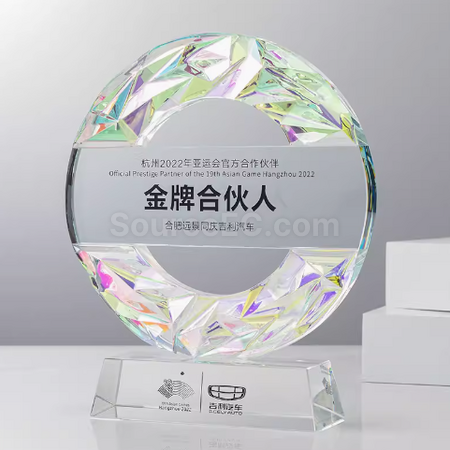 禮品訂造水晶獎座紀念品