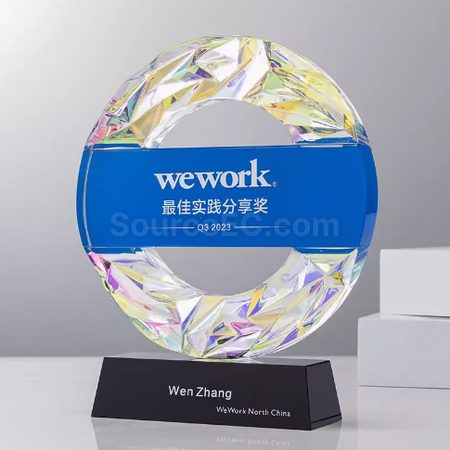 禮品訂造水晶獎座紀念品