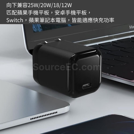 禮品訂造Type-C 氮化鎵GaN插蘇紀念品
