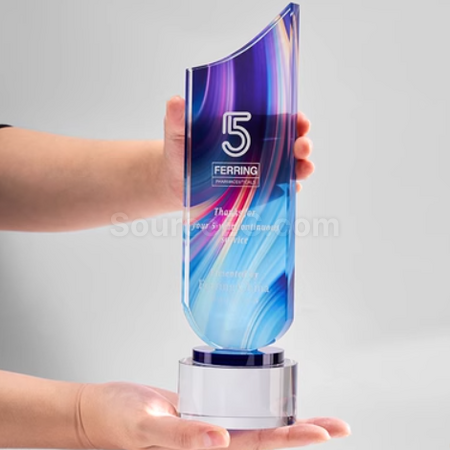 禮品訂造水晶獎座紀念品