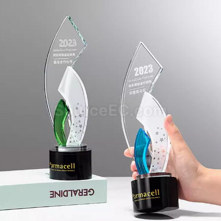 禮品訂造創意水晶獎座紀念品