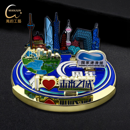 禮品訂造公司週年慶異型組合徽章紀念品