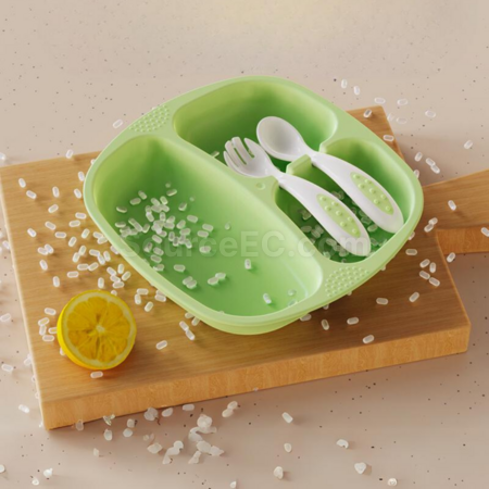 禮品訂造嬰兒輔食分格餐盤紀念品