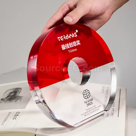 禮品訂造水晶獎座紀念品