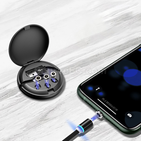 禮品訂造磁吸三合一充電線紀念品