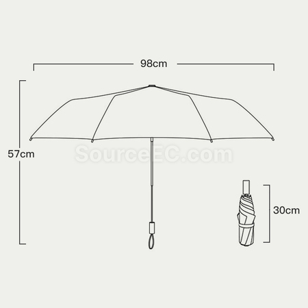 禮品訂造雙層自動折疊傘紀念品