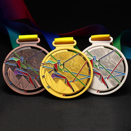 禮品訂造田徑跑步金屬獎牌紀念品