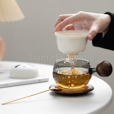 禮品訂造熊猫玻璃杯紀念品