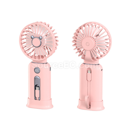 禮品訂造多功能分離式移動電源風扇紀念品