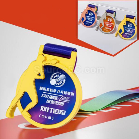 禮品訂造乒乓球獎牌紀念品