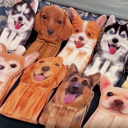 禮品訂造創意逼真動物可懸掛擦手毛巾紀念品