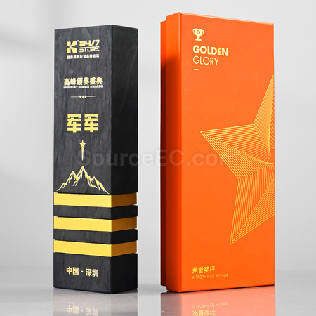 禮品訂造硯石金屬獎座紀念品