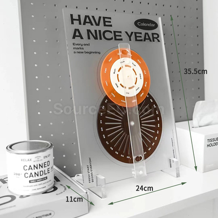 禮品訂造創意定製亞加力唱片月曆紀念品