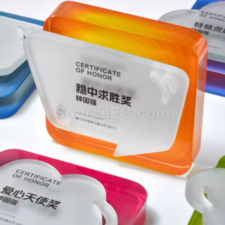 禮品訂造創意水晶獎座紀念品